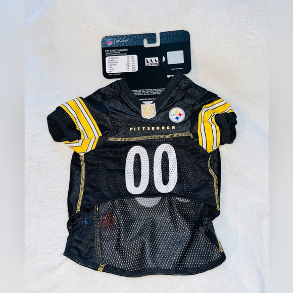 Steelers Pet Jersey sz M NEW! - Picture 2 of 5